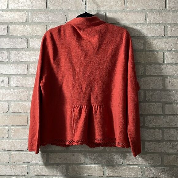 Apt. 9 100% wool sweater cardigan jacket size 1X - Picture 5 of 10